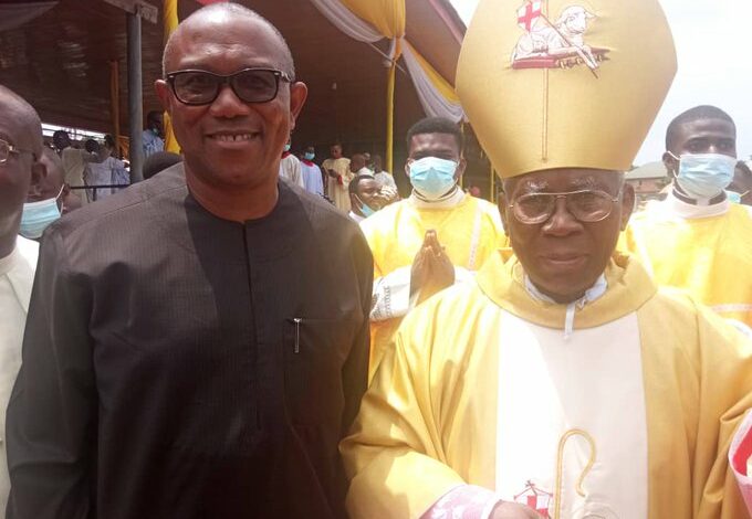 Peter Obi felicitates Cardinal Arinze at 90